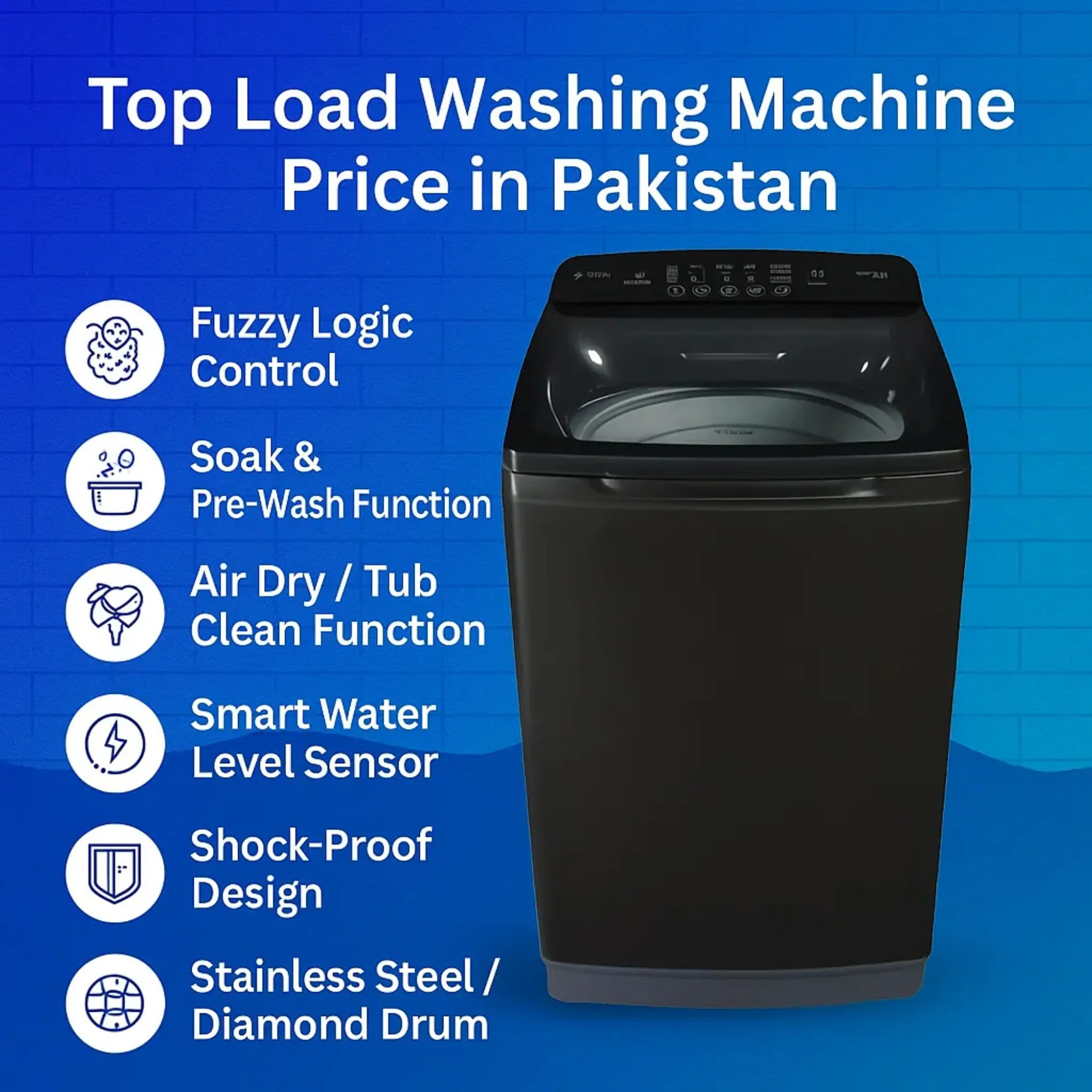 Top Load Washing Machine Price in Lahore