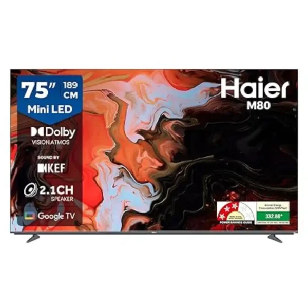 Haier H75M80FUX 75 Inches Mini LED TV