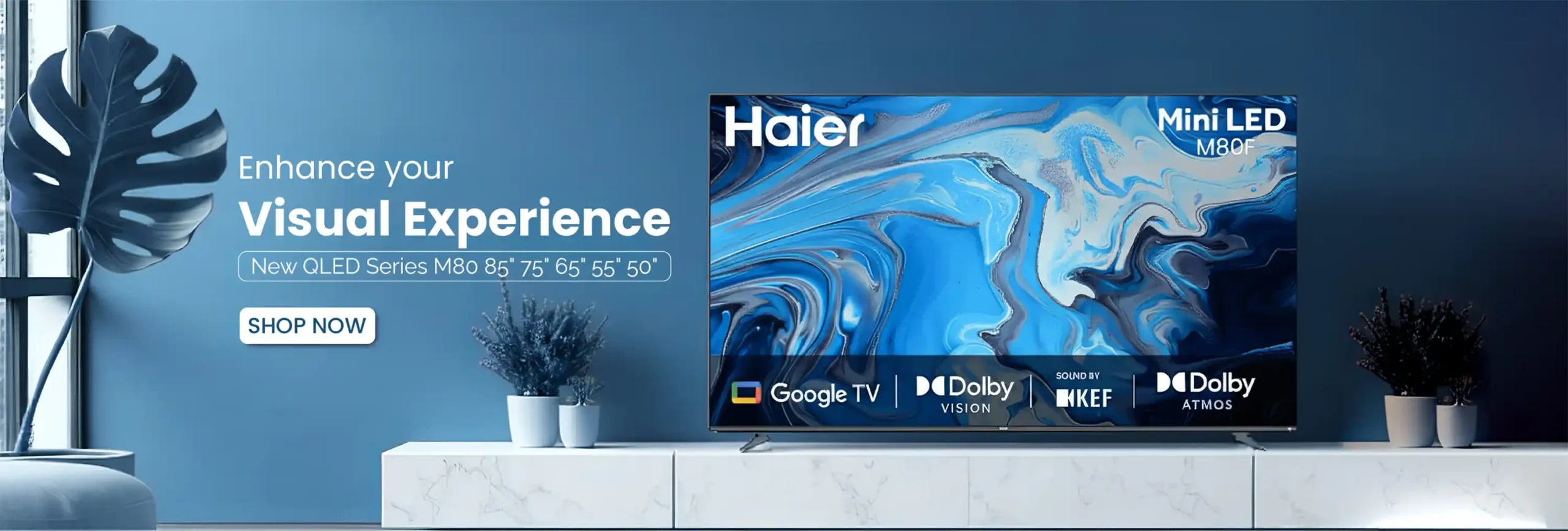haier mini led tv web header