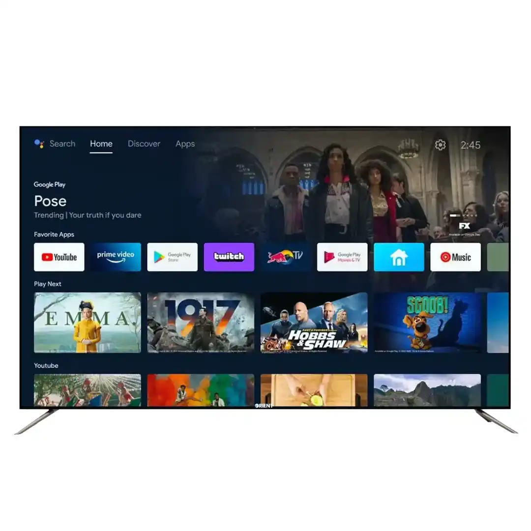Orient 55T 55 Inches Titanium QLED TV Grey Orient 55T 55 Inches Titanium QLED TV Grey