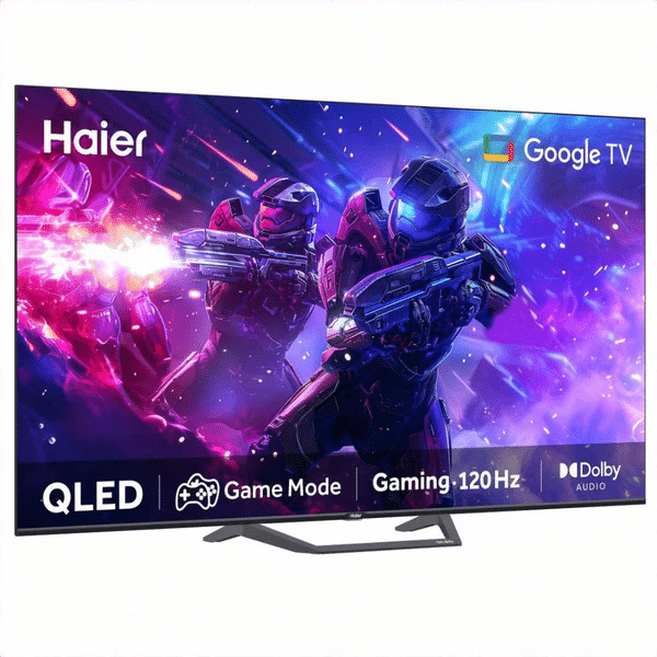 Haier 75 Inch QLED Google TV H-75S80EUX 4K UHD Smart TV Haier 75 Inch QLED Google TV H-75S80EUX 4K UHD Smart TV